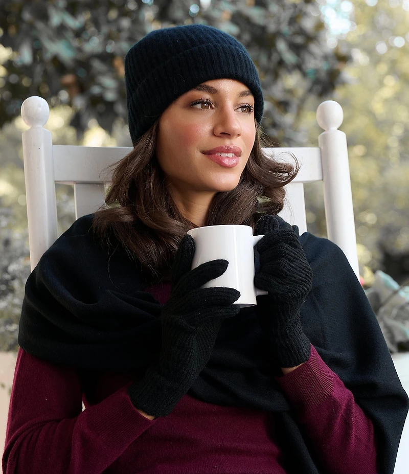 SASSO + SMYTH Wool Cashmere Knit Beanie