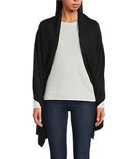 SASSO + SMYTH Wool Cashmere Knit Oblong Scarf