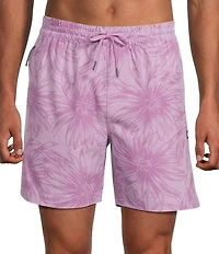 SAXX 2N1 Sea To Shore Big Daisy 6#double; Inseam Volley Swim Trunks