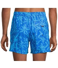 SAXX 5#double; Splash Palms Volley Swim Trunks