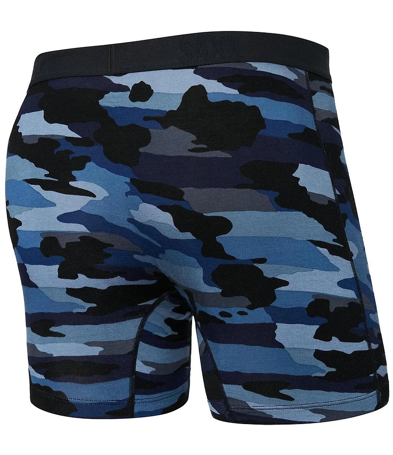 SAXX Big & Tall Vibe Xtra Cloudbank Camoflage 6#double; Inseam Boxer Briefs