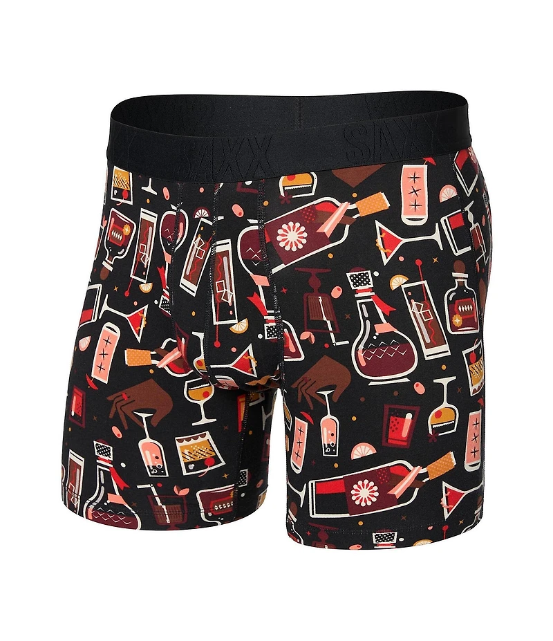SAXX DropTemp™ Cooling 6#double; Printed Boxer Briefs