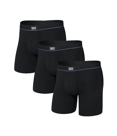SAXX Essential Solid 6#double; Boxer Briefs 3-Pack