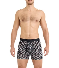SAXX Flight Pattern Drop Temp® Cooling 6#double; Boxer Brief