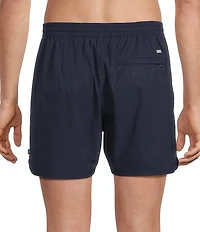 SAXX HarborMaster 2N1 Check Please 5#double; Inseam Solid Swim Trunks