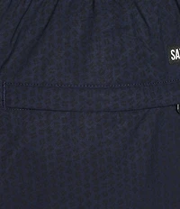 SAXX HarborMaster 2N1 Check Please 5#double; Inseam Solid Swim Trunks