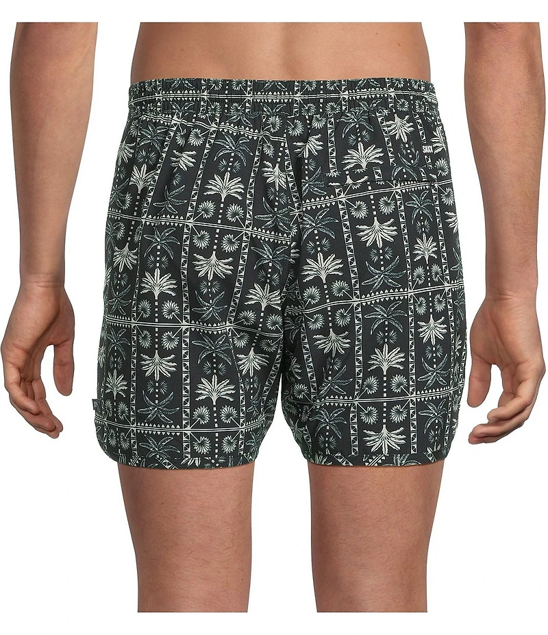 SAXX HarborMaster 2N1 Tropic Royale 5#double; Inseam Swim Trunks