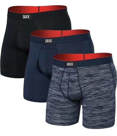 SAXX Multi Sport Mesh 6#double; Inseam Boxer Briefs 3-Pack