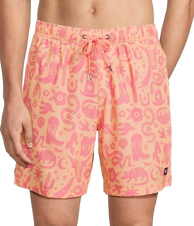 SAXX Oh Buoy 2N1 7#double; Inseam Slim Fit Volley Swim Shorts