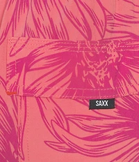 SAXX Oh Buoy 2N1 Big Daisy Slim Fit 5#double; Inseam Swim Trunks