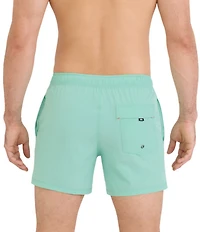 SAXX Oh Buoy 2N1 Mint Jelly 5#double; Inseam Slim Fit Solid Volley Swim Trunks