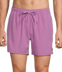 SAXX Oh Buoy 2N1 Solid 5#double; Inseam Slim Fit Volley Swim Trunks