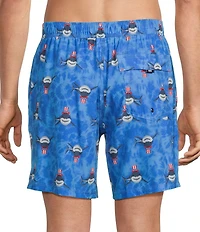 SAXX Oh Buoy I Want You Printed 7#double; Inseam Swim Trunks