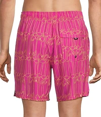 SAXX Oh Buoy Printed 7#double; Inseam Swim Trunks