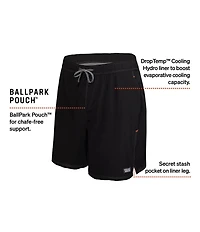 SAXX Performance Solid 7#double; Inseam Volley Swim Trunks