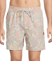 SAXX Sea to Shore 2N1 Wild Paisley 6#double; Inseam Volley Swim Trunks