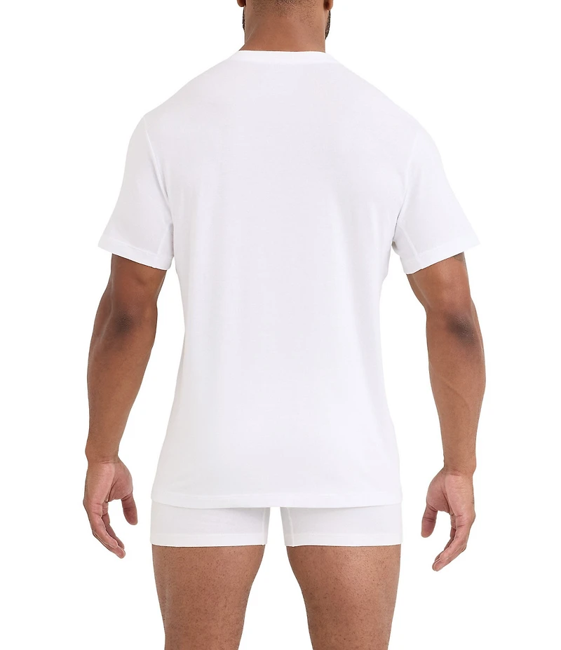 Saxx Short Sleeve V-Neck Drop Temp Cotton Tee 2-Pack