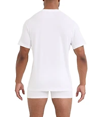 Saxx Short Sleeve V-Neck Drop Temp Cotton Tee 2-Pack