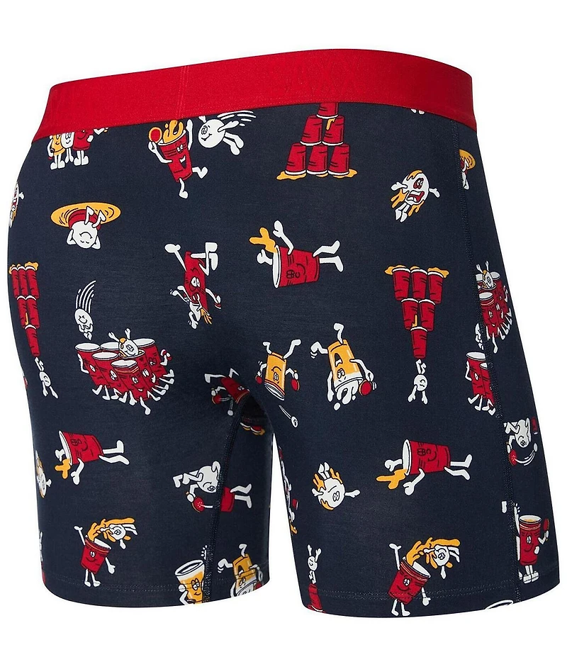 SAXX Vibe Super Soft Printed 6#double; Inseam Boxer Briefs