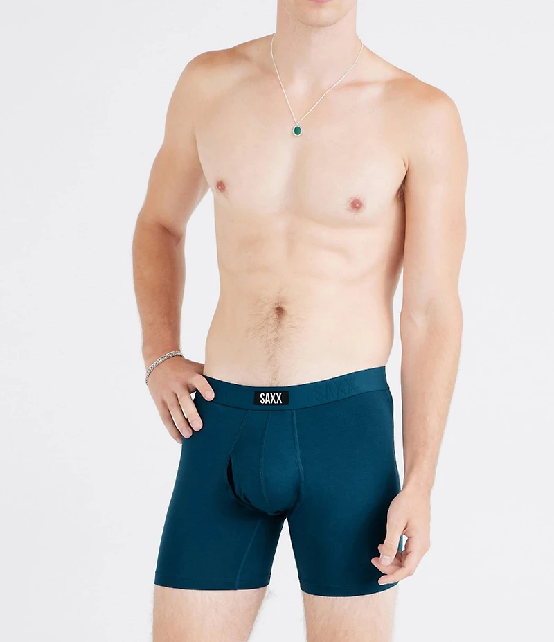 SAXX Vibe Super Soft Solid 6#double; Inseam Boxer Briefs
