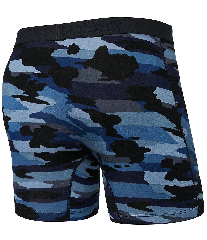 SAXX Vibe Xtra Cloudbank Camouflage 6#double; Inseam Boxer Briefs