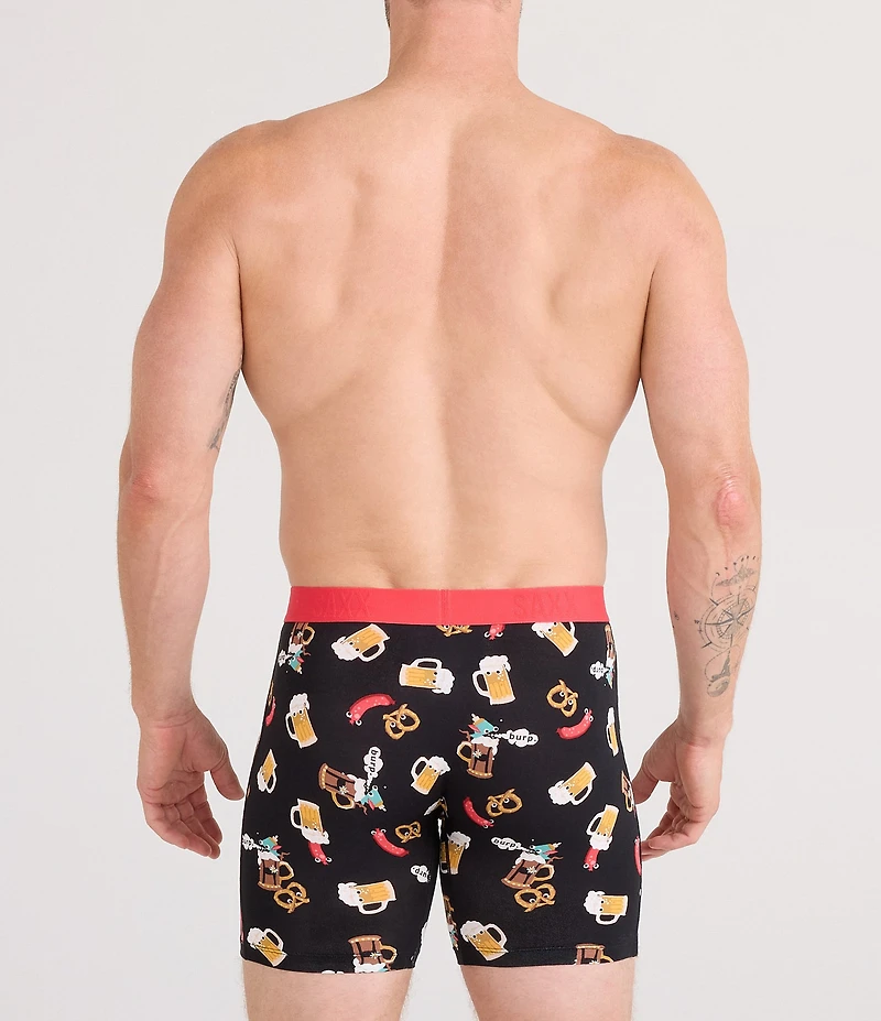 SAXX Vibe Xtra Soft Comfort Oktober Brats Printed 6#double; Boxer Briefs