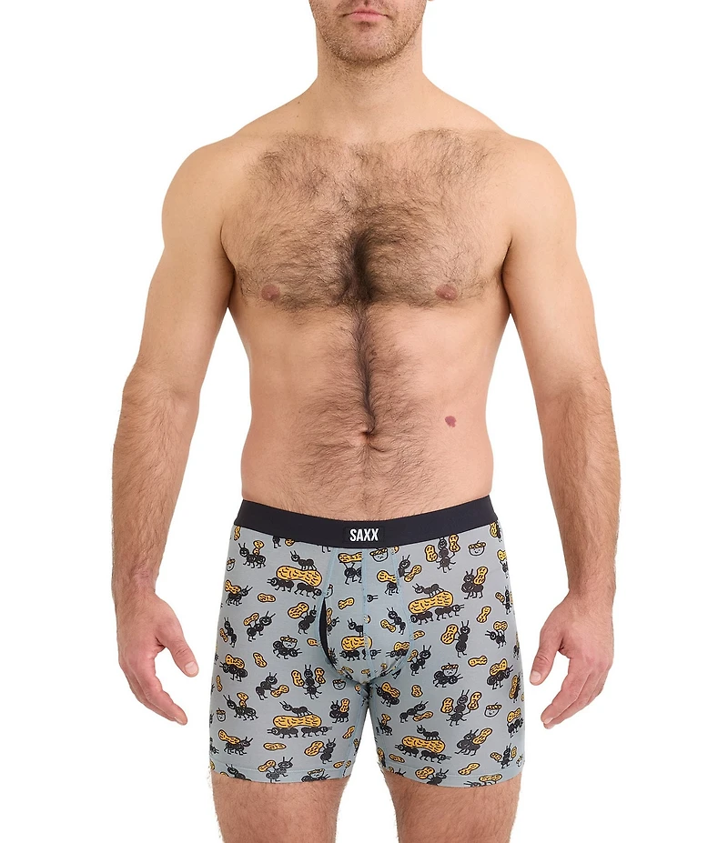 SAXX Vibe Xtra Soft Comfort Printed 6#double; Boxer Briefs