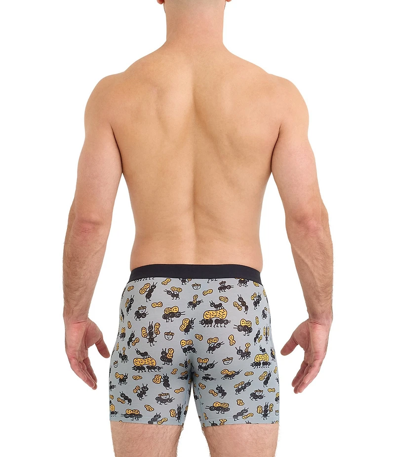 SAXX Vibe Xtra Soft Comfort Printed 6#double; Boxer Briefs