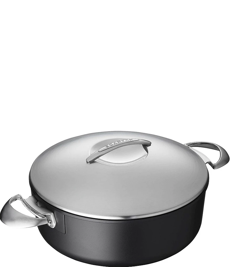 Scanpan Professional 4.5-Quart Covered Low Saucepot