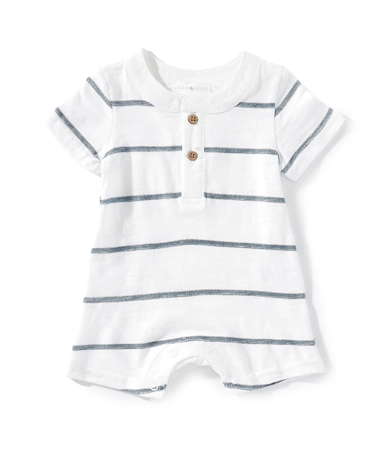 Scene & Heard Baby Boys Striped Shortall