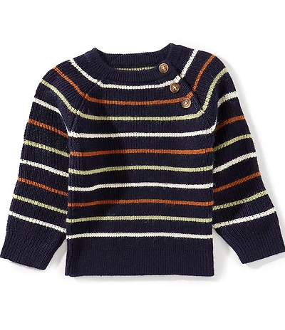 Scene & Heard Baby Boys Multi Stripe Long Sleeve Sweater