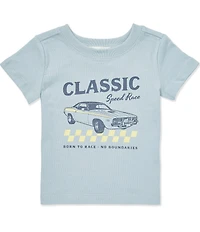 Scene&heard Baby Boys Knit Custom Tee & Shorts Set