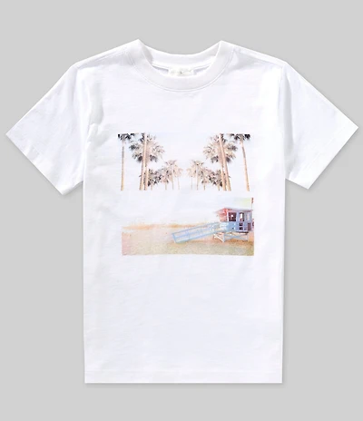 Scene&Heard Big Boys Short Sleeve Beach Lifeguard Stand Graphic T-Shirt