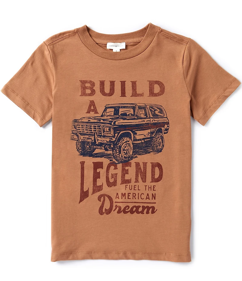 Scene&Heard Big Boys Short Sleeve Legend Car Graphic T-Shirt