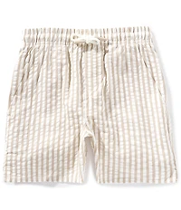 Scene&Heard Big Boys Stripe Seersucker Shorts