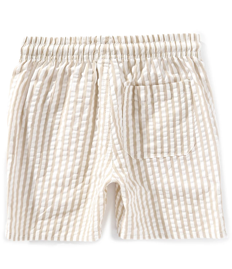 Scene&Heard Big Boys Stripe Seersucker Shorts