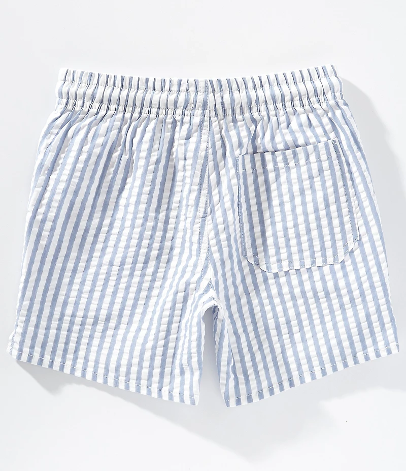 Scene&Heard Big Boys Stripe Seersucker Shorts