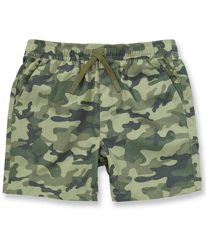 Scene&Heard Big Boys Camouflage Pull-On Ripstop Shorts