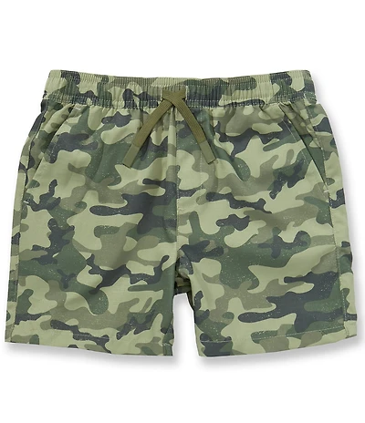 Scene&Heard Big Boys Camouflage Pull-On Ripstop Shorts