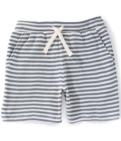 Scene&Heard Big Boys Coordinating Americana Pull-On Stripe Knit Shorts