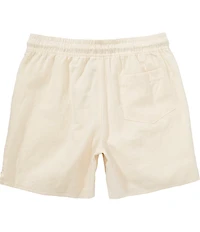 Scene&Heard Big Boys Linen Blend Tropical Embroidered Pull-On Shorts
