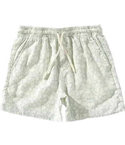 Scene&Heard Big Boys Palm Leaf Print Pull On Shorts