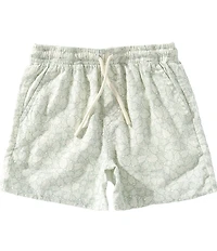 Scene&Heard Big Boys Palm Leaf Print Pull On Shorts