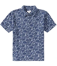 Scene&Heard Big Boys Palm Leaf Print Polo