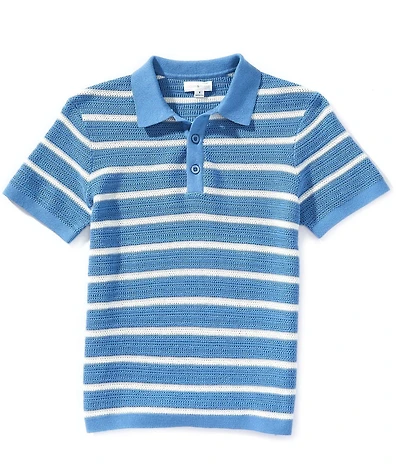 Scene&Heard Big Boys Stripe Sweater Polo