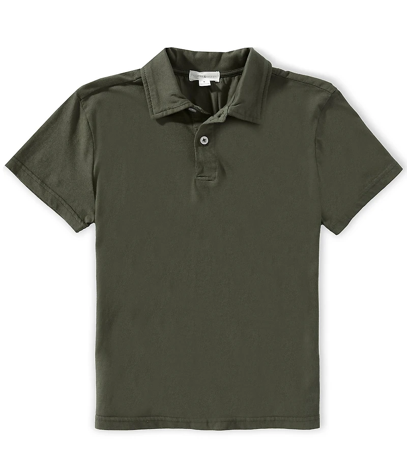 Scene&Heard Big Boys Washed Jersey Polo Shirt