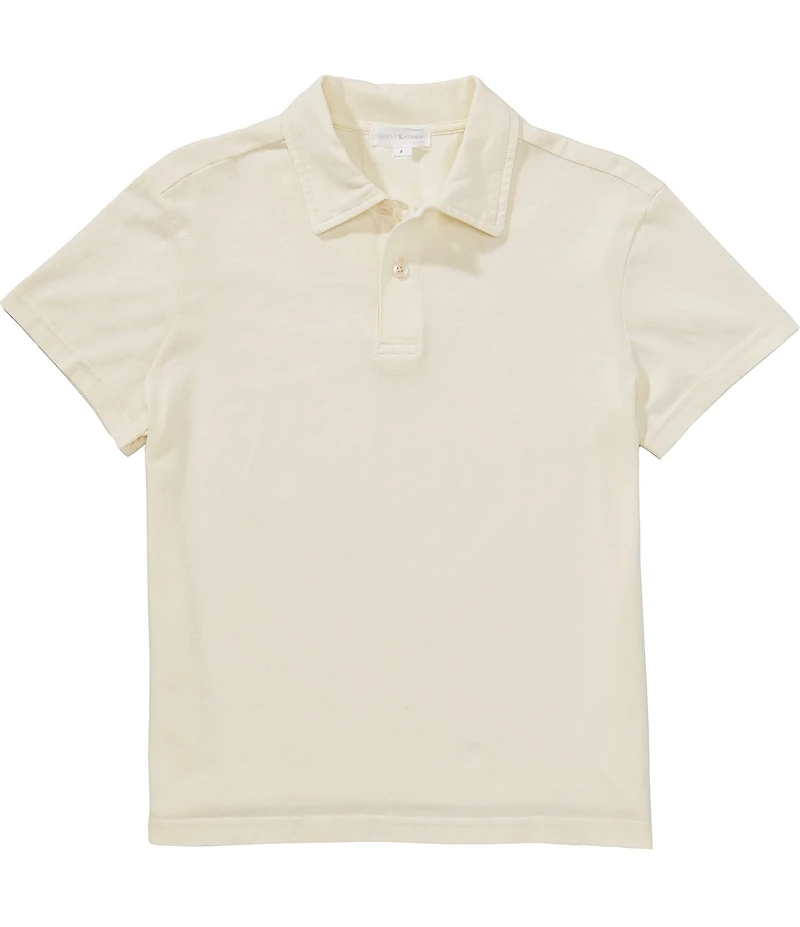 Scene&Heard Big Boys Washed Jersey Polo Shirt
