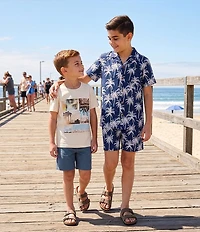 Scene&Heard Little Boys Pull-On Ripstop Shorts