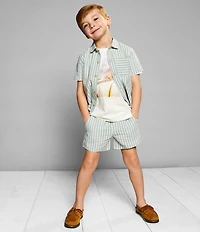 Scene&Heard Little Boys Short Sleeve Road Screen T-Shirt