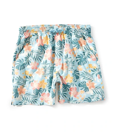 Scene&Heard Little Boys Tropical Seersucker Shorts